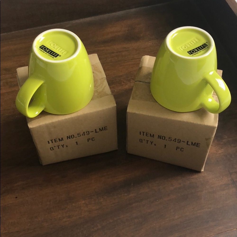 FORLIFE Espresso/Oolong Tea Cup 3.5oz Set of 2